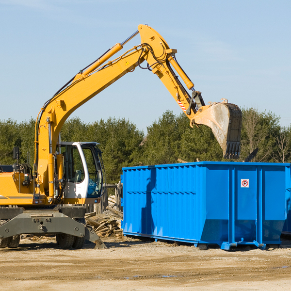 are there any restrictions on where a residential dumpster can be placed in Le Roy Iowa